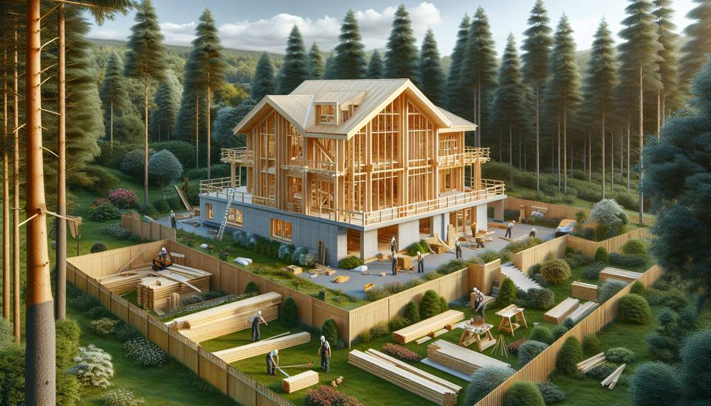 Gros œuvre et second œuvre dans la construction d'une maison en bois : distinction et conseils