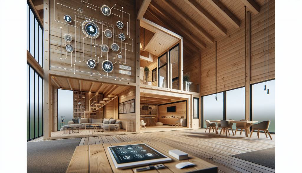 Maison en bois : comment intégrer domotique et technologies modernes