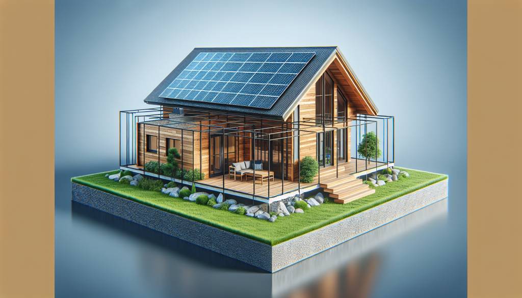 Panneaux solaires et maison contemporaine en bois : concilier performance et esthétique