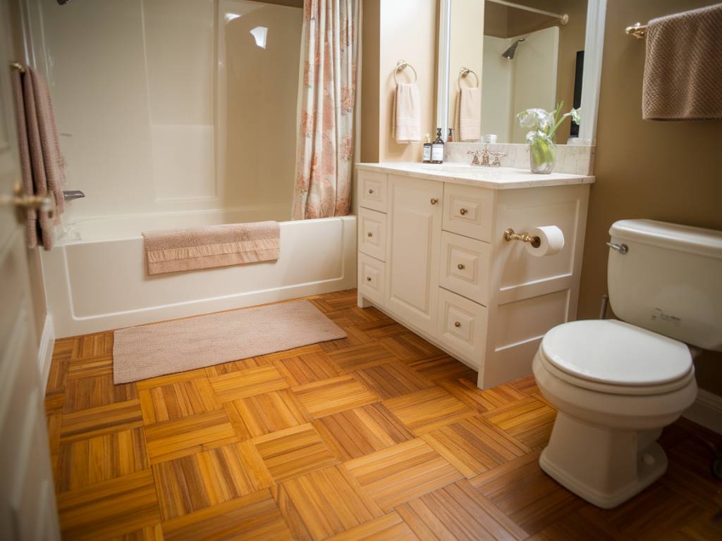 Parquet bambou salle de bain : durable et esthétiquement agréable