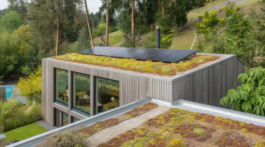 L'impact des toitures végétalisées sur les maisons en bois contemporaines