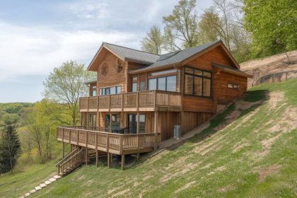 "Les atouts des maisons en bois sur terrains en pente : défis et solutions"