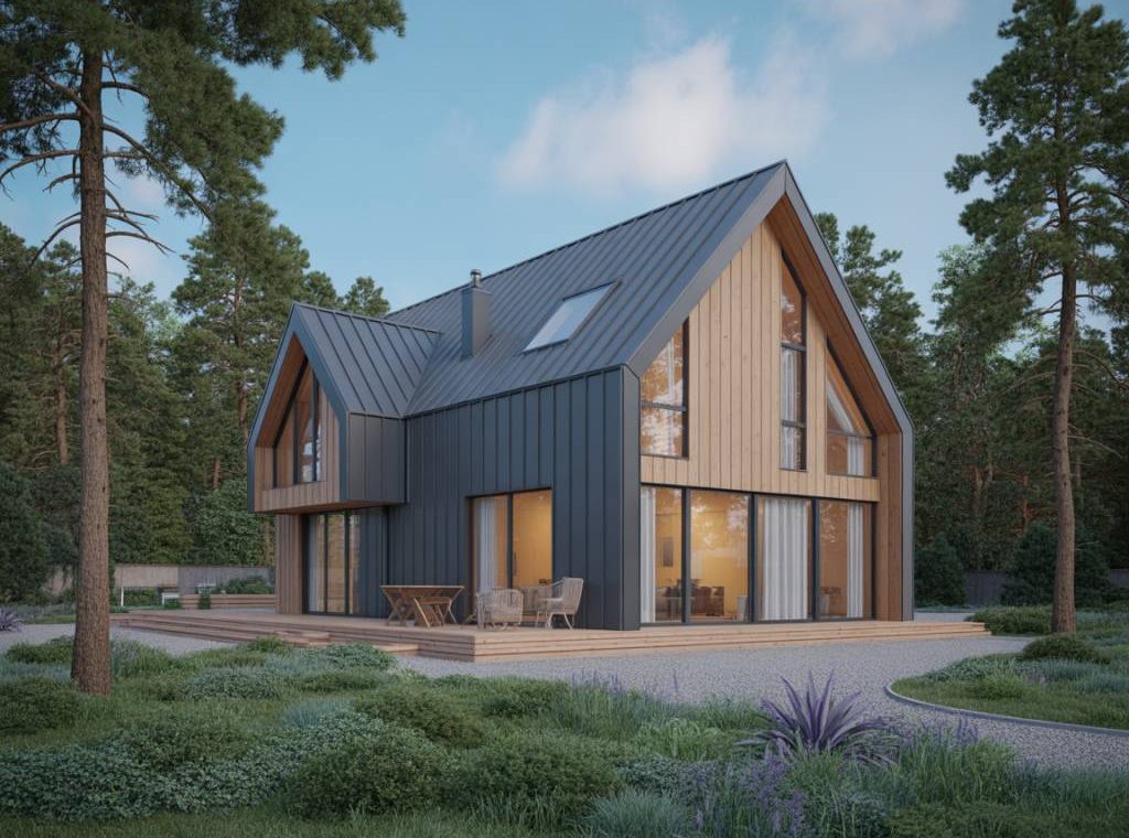 Les bienfaits des murs végétalisés sur l’architecture des maisons en bois contemporaines