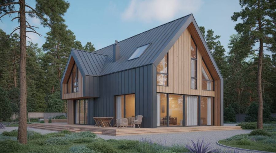 Les bienfaits des murs végétalisés sur l’architecture des maisons en bois contemporaines
