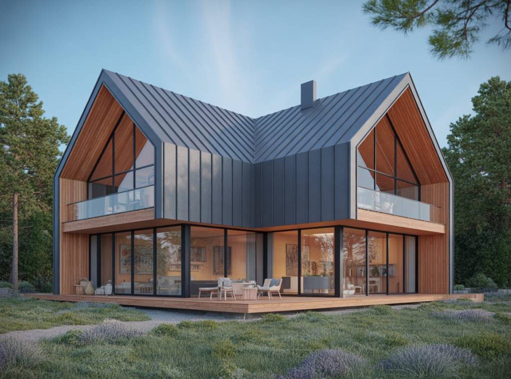 Comment intégrer l'acier dans l'architecture des maisons contemporaines en bois pour un design industriel élégant