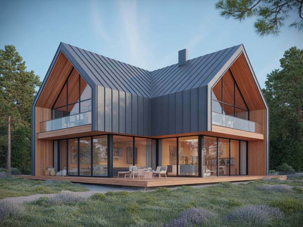 Comment intégrer l'acier dans l'architecture des maisons contemporaines en bois pour un design industriel élégant