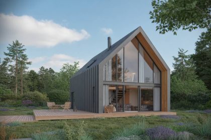 La place du béton ciré dans les maisons contemporaines en bois : contraste, modernité et harmonie