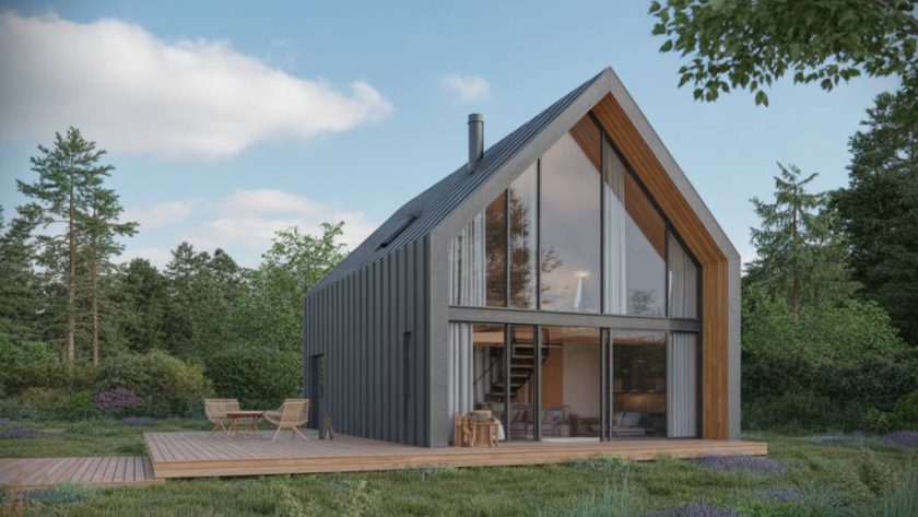 La place du béton ciré dans les maisons contemporaines en bois : contraste, modernité et harmonie