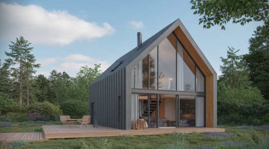 La place du béton ciré dans les maisons contemporaines en bois : contraste, modernité et harmonie