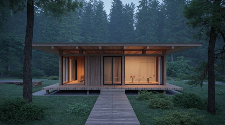 L'influence du style japonais sur l'architecture contemporaine en bois : épure, nature et minimalisme