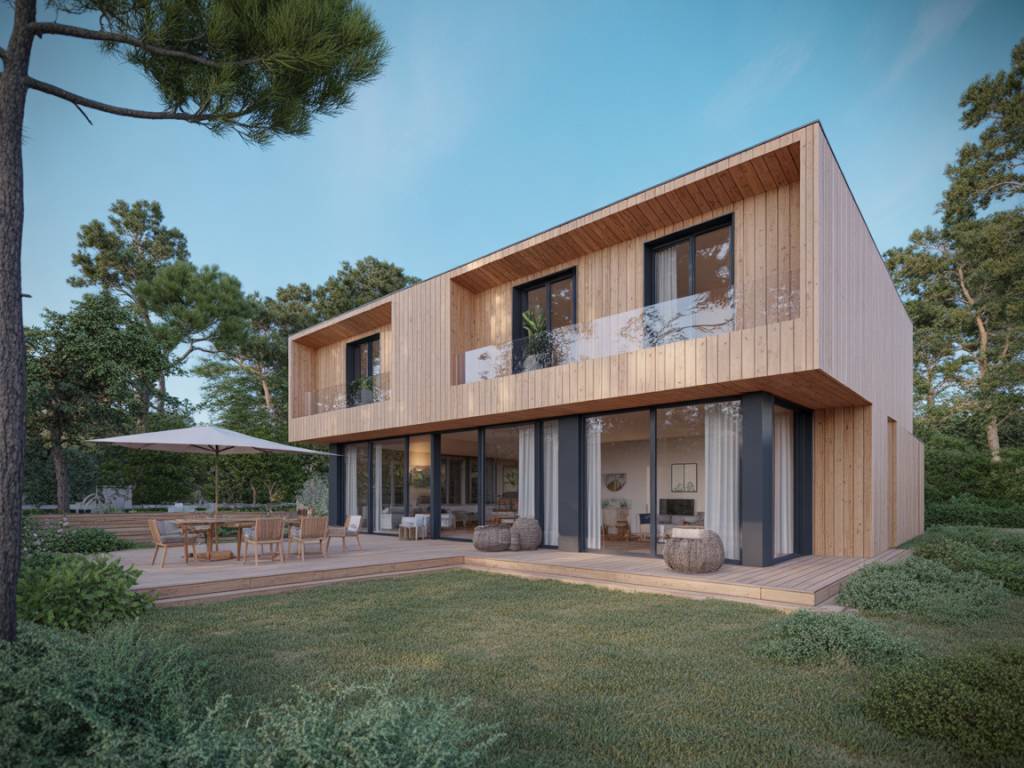 L’influence du style méditerranéen sur les maisons contemporaines en bois : patios, lumières et matériaux naturels
