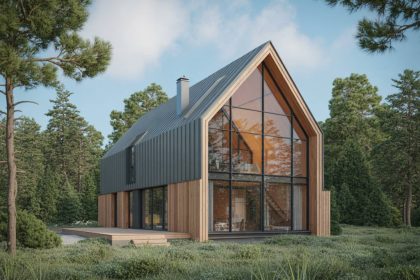 L’intégration de grandes baies vitrées dans les maisons contemporaines en bois : enjeux thermiques, structurels et esthétiques