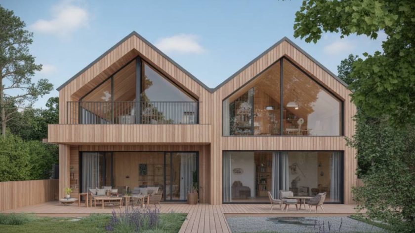 L’intégration des patios intérieurs dans l’architecture des maisons contemporaines en bois : lumière, intimité et ventilation naturelle